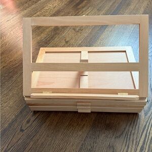Wooden Easel Craft Storage Box